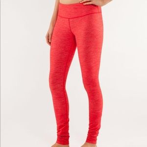 Lululemon Athletica Wunder Under Reversible Pant